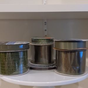 Ribbon, olive, drab, army green, 1 pound